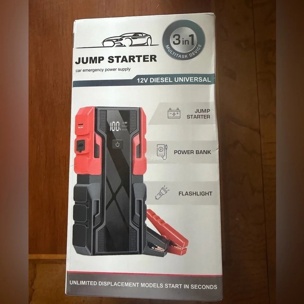 New GILLAWAY 016 Jump Starter 3000A Peak Battery Pack (D5)